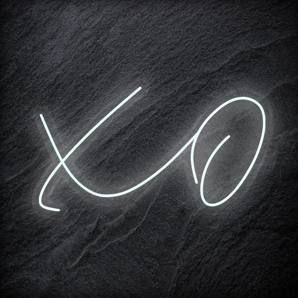 "Xo" Neonschild Sign Schriftzug - NEONEVERGLOW