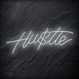 "Hustle" LED Neon Schriftzug Sign - NEONEVERGLOW