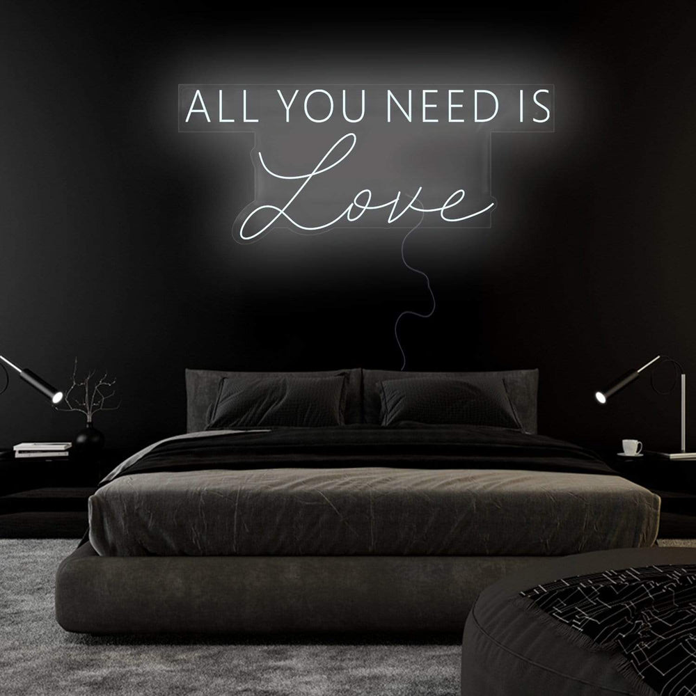 "All You Need is Love" Neon Sign Schriftzug - NEONEVERGLOW