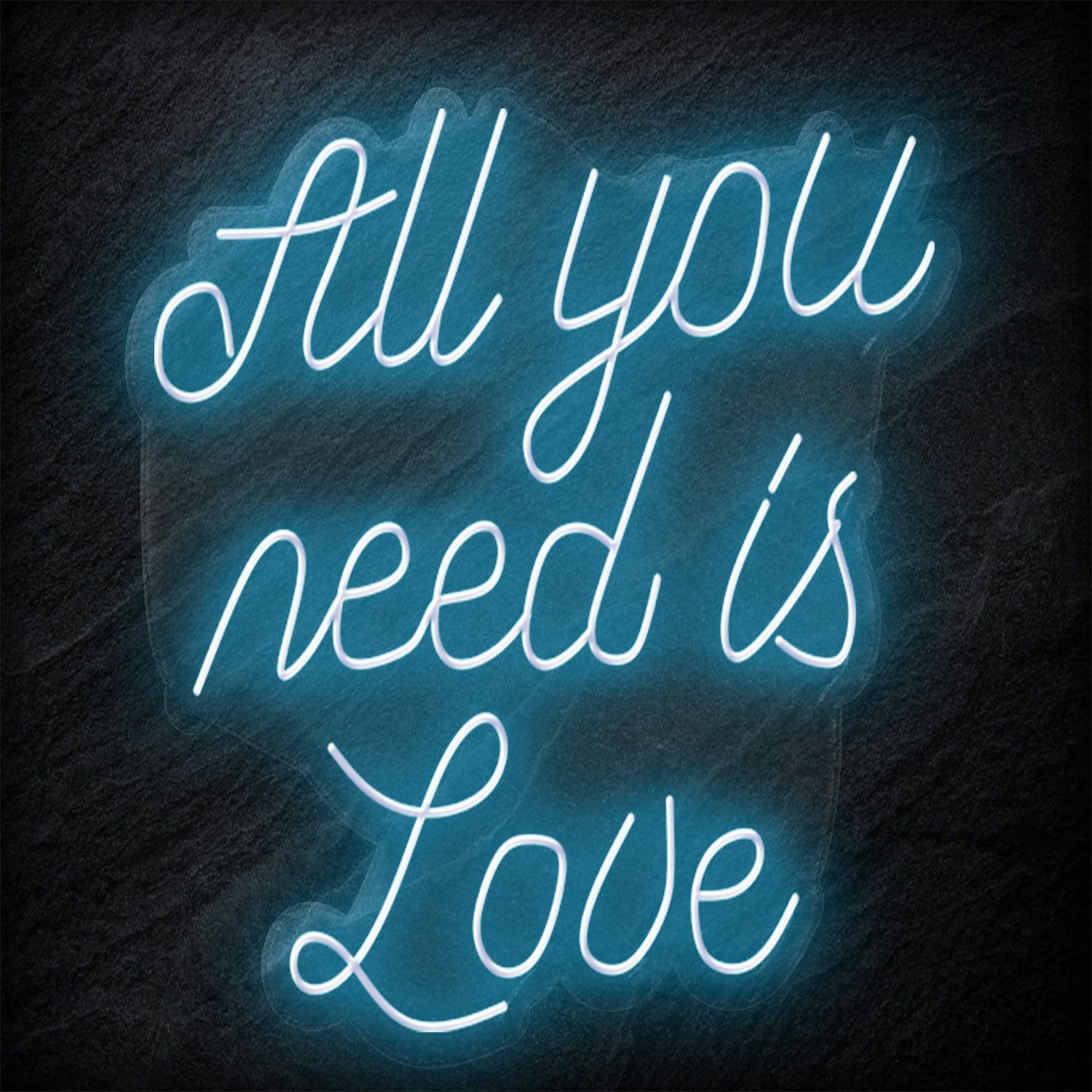"All You Need is Love" LED  Neon Schriftzug - NEONEVERGLOW