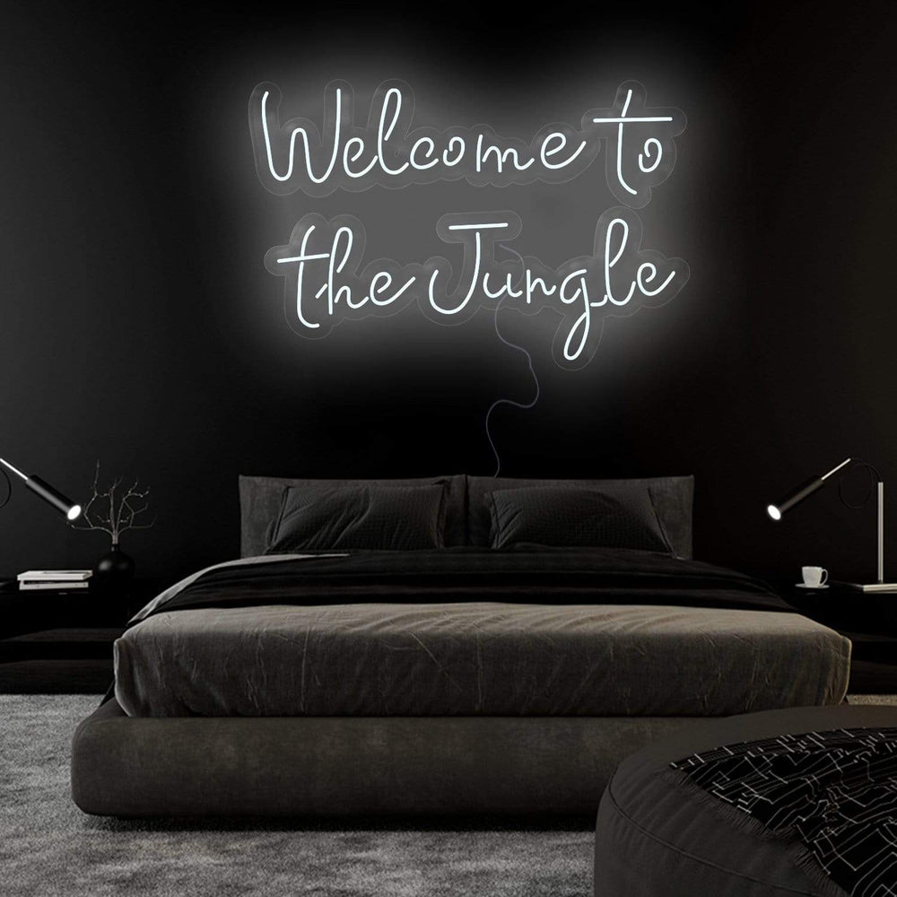 "Welcome To The Jungle" Neonschild Sign Schriftzug - NEONEVERGLOW