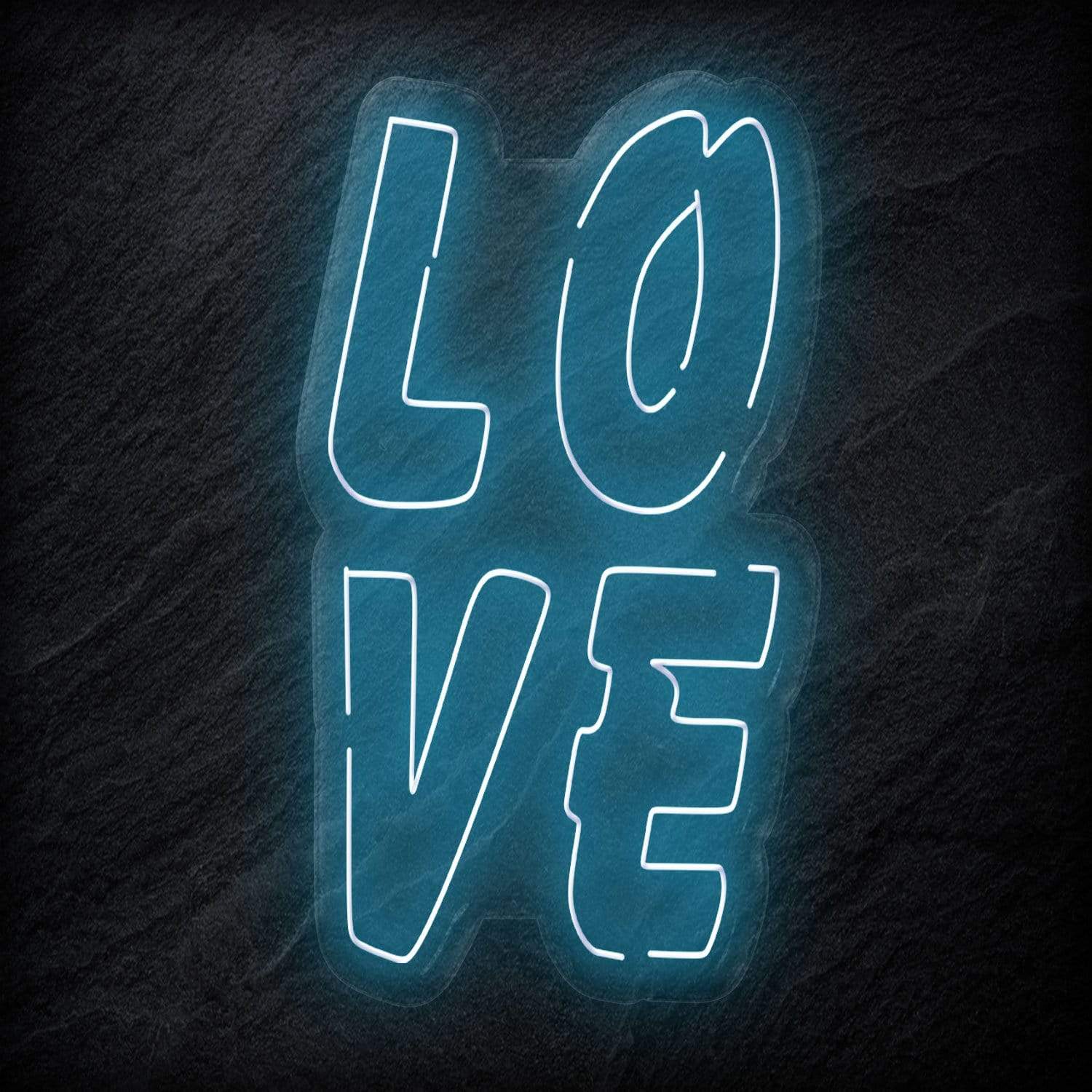 "L O V E " LED Neon Schriftzug - NEONEVERGLOW