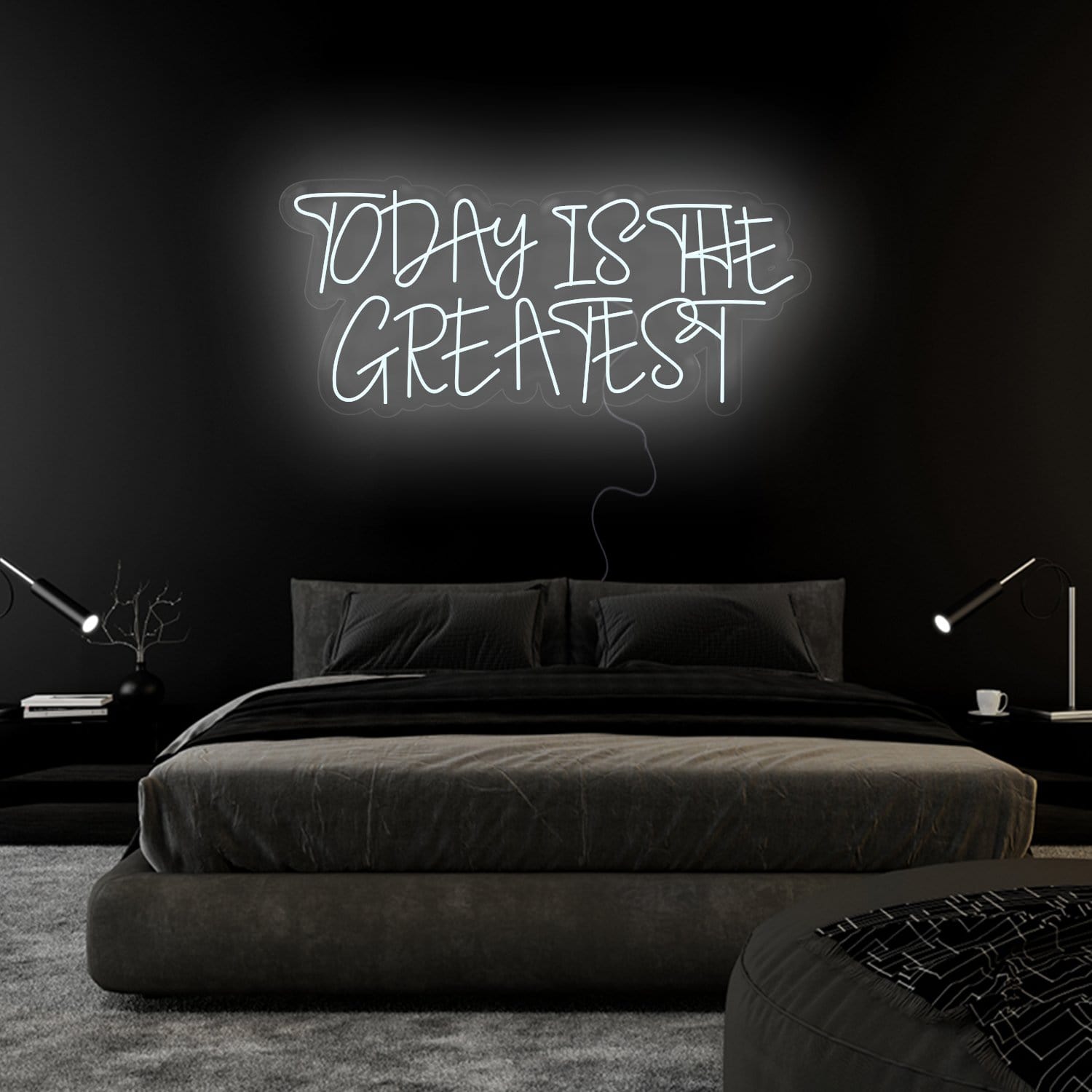 "Today Is The Greatest " LED Neonschild Sign Schriftzug - NEONEVERGLOW