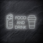"Food and Drink" LED Neonschild - NEONEVERGLOW