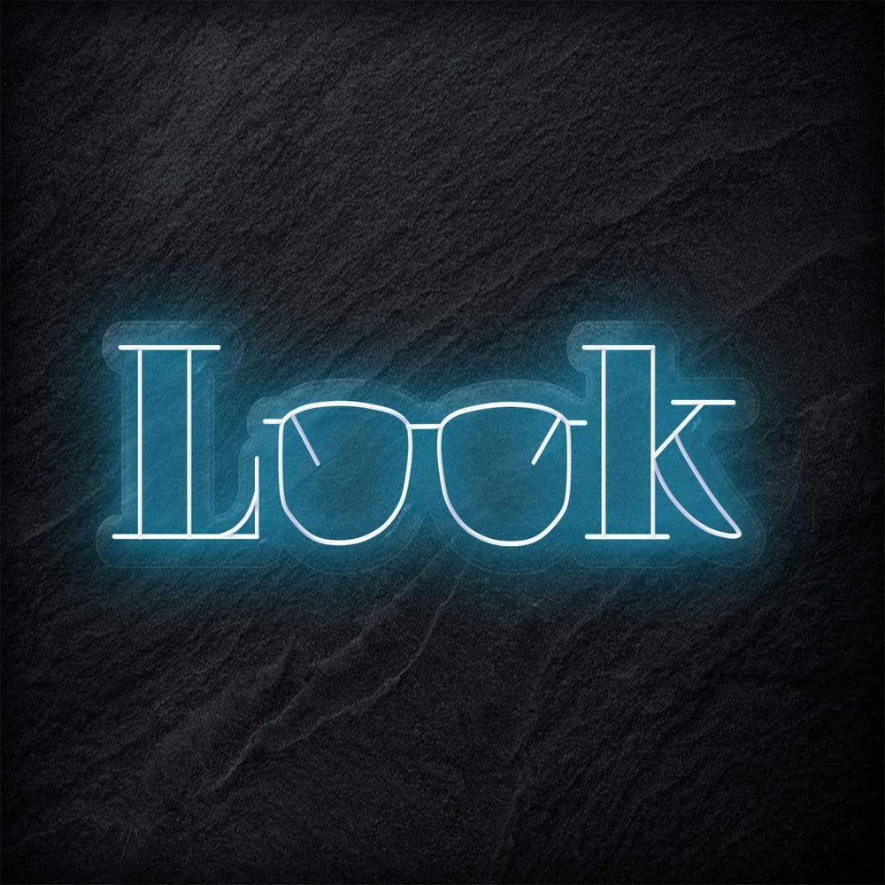 "Look" Neonschild Sign - NEONEVERGLOW