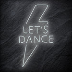 " Let´s Dance " LED Neon Schriftzug - NEONEVERGLOW