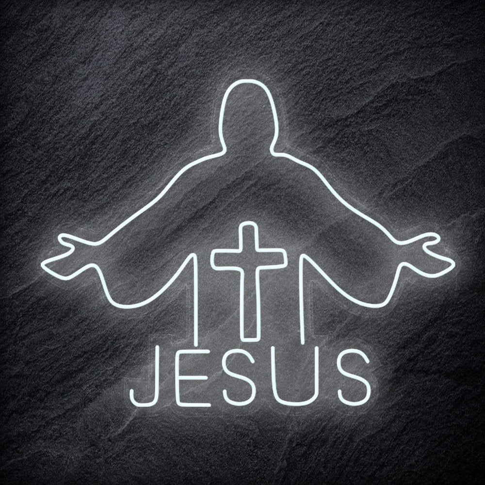 " Jesus " Neonschild Schriftzug Sign - NEONEVERGLOW