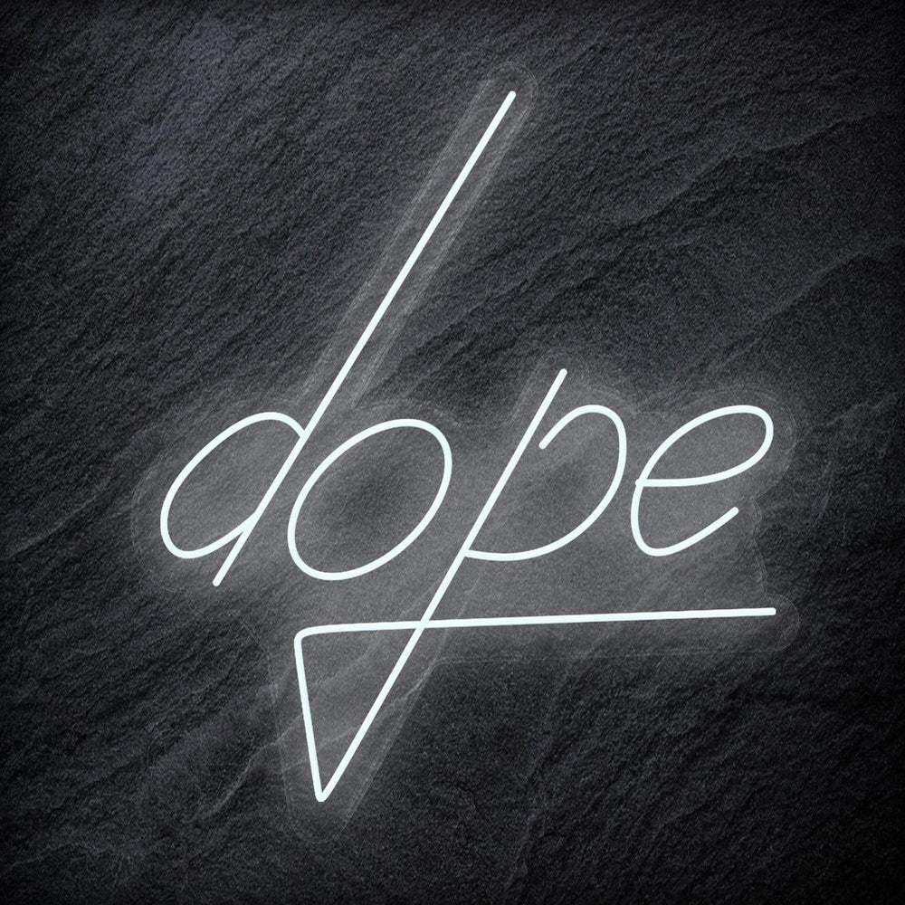 "Dope" Neon Schriftzug Sign - NEONEVERGLOW