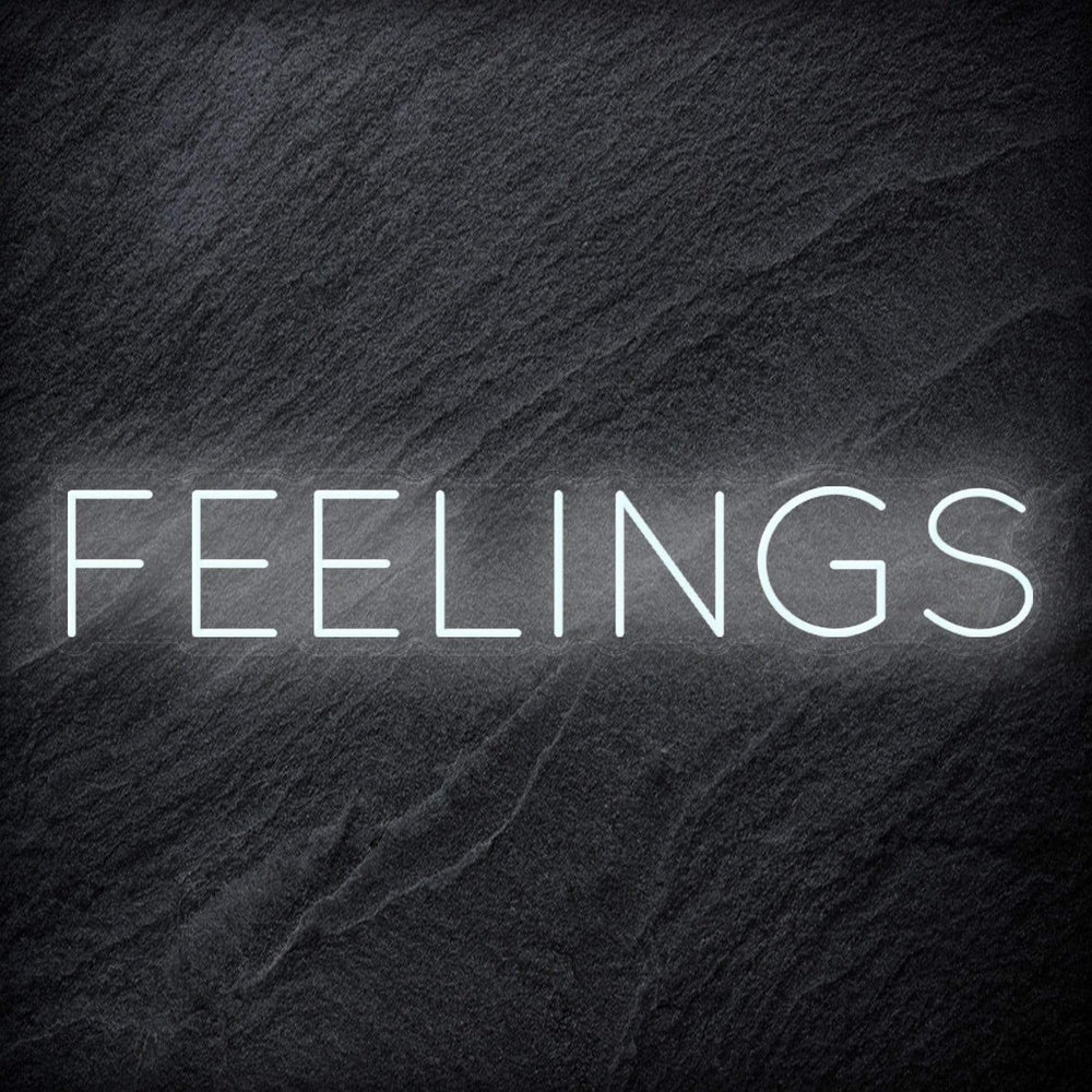 "Feelings" Neon Schriftzug Sign - NEONEVERGLOW