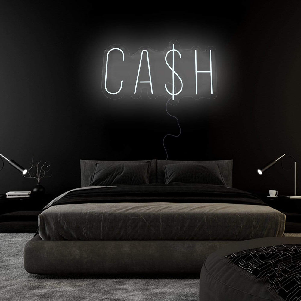 "Cash Cas$H" Neon Sign Schriftzug - NEONEVERGLOW