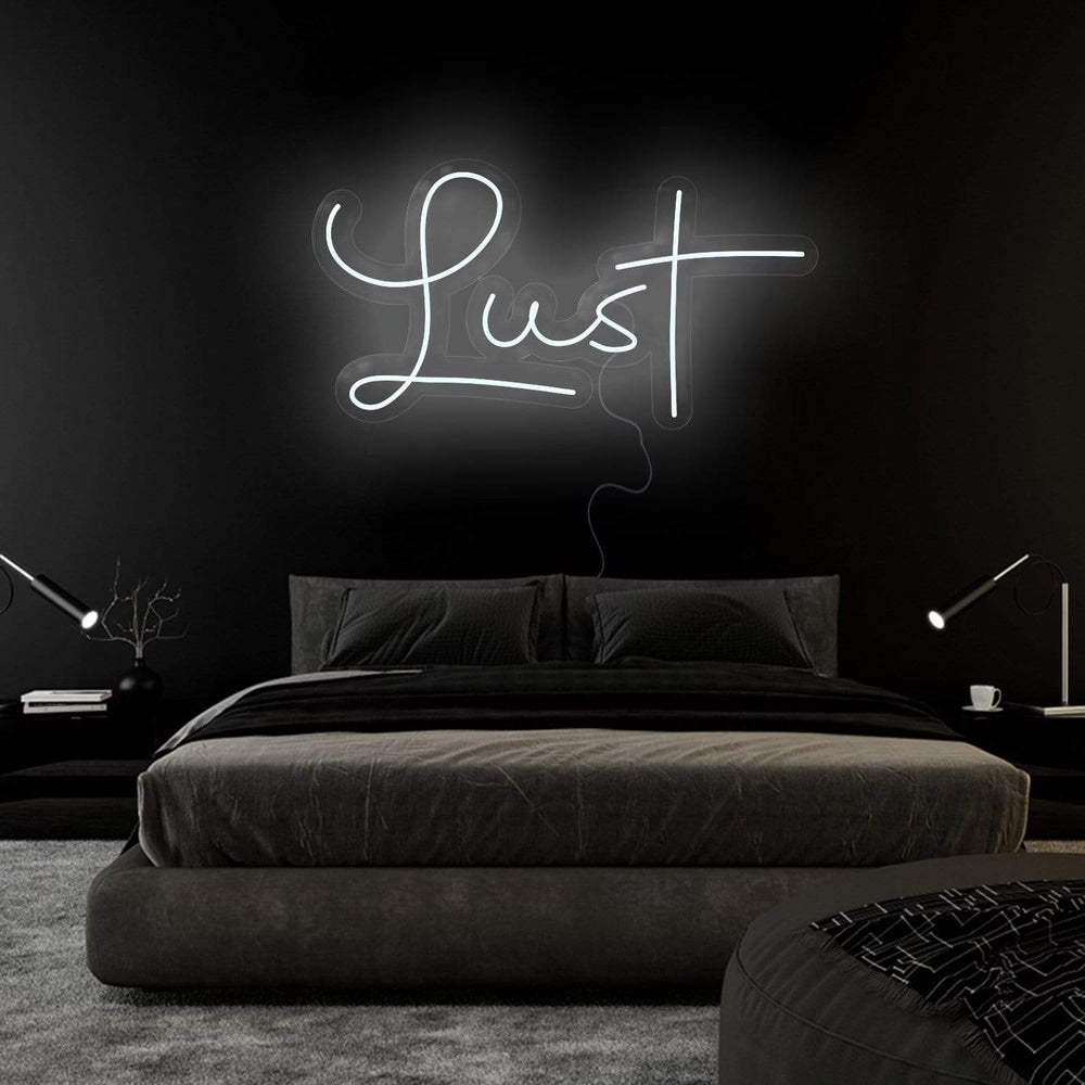 "Lust" Neonschild Sign Schriftzug - NEONEVERGLOW