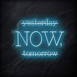 "Yesterday Now" LED Neon Schriftzug - NEONEVERGLOW
