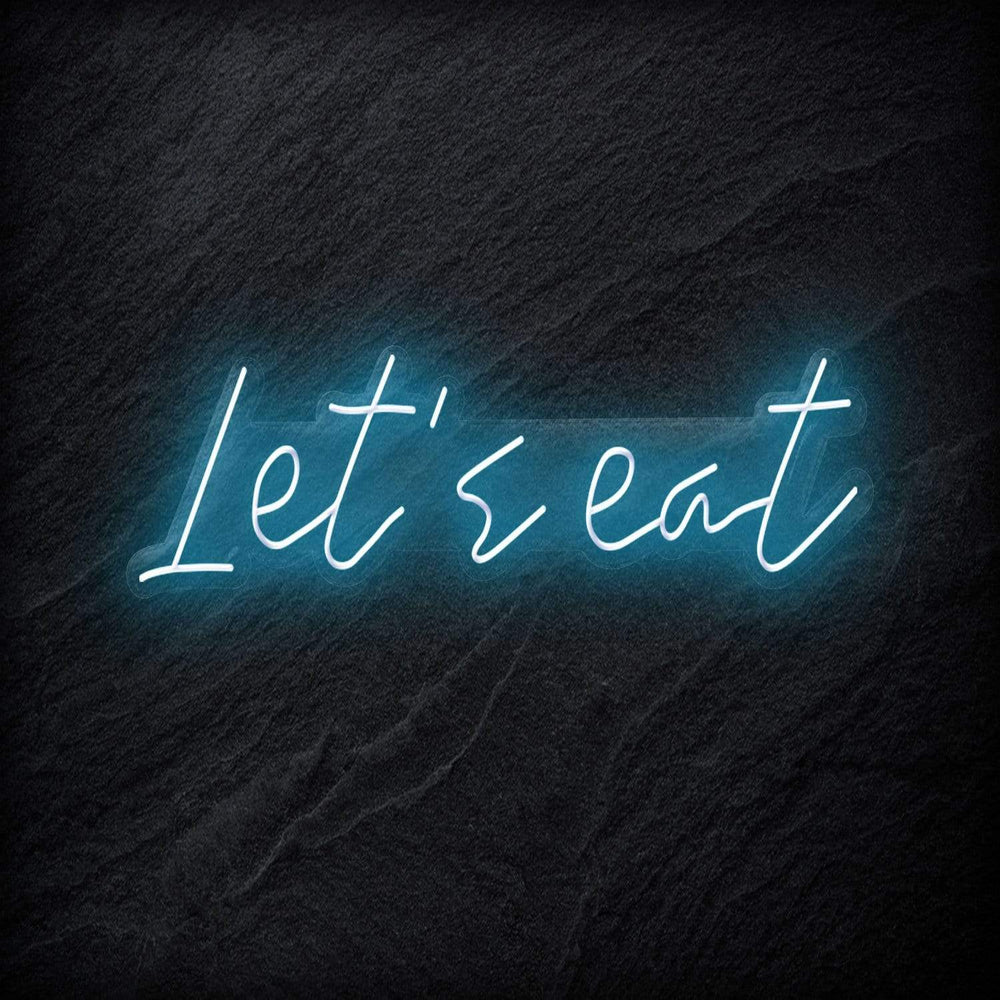 "Let´s Eat" Neon Schriftzug - NEONEVERGLOW