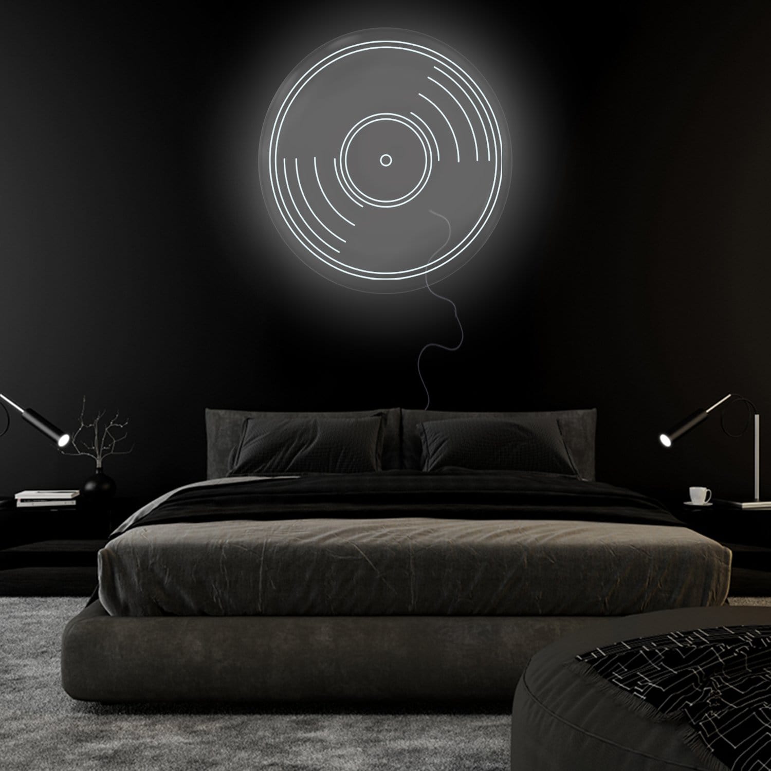 "DVD Musik" LED Neonschild Sign - NEONEVERGLOW