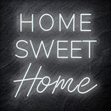 "Home Sweet Home" LED Neonschild Sign Schriftzug - NEONEVERGLOW