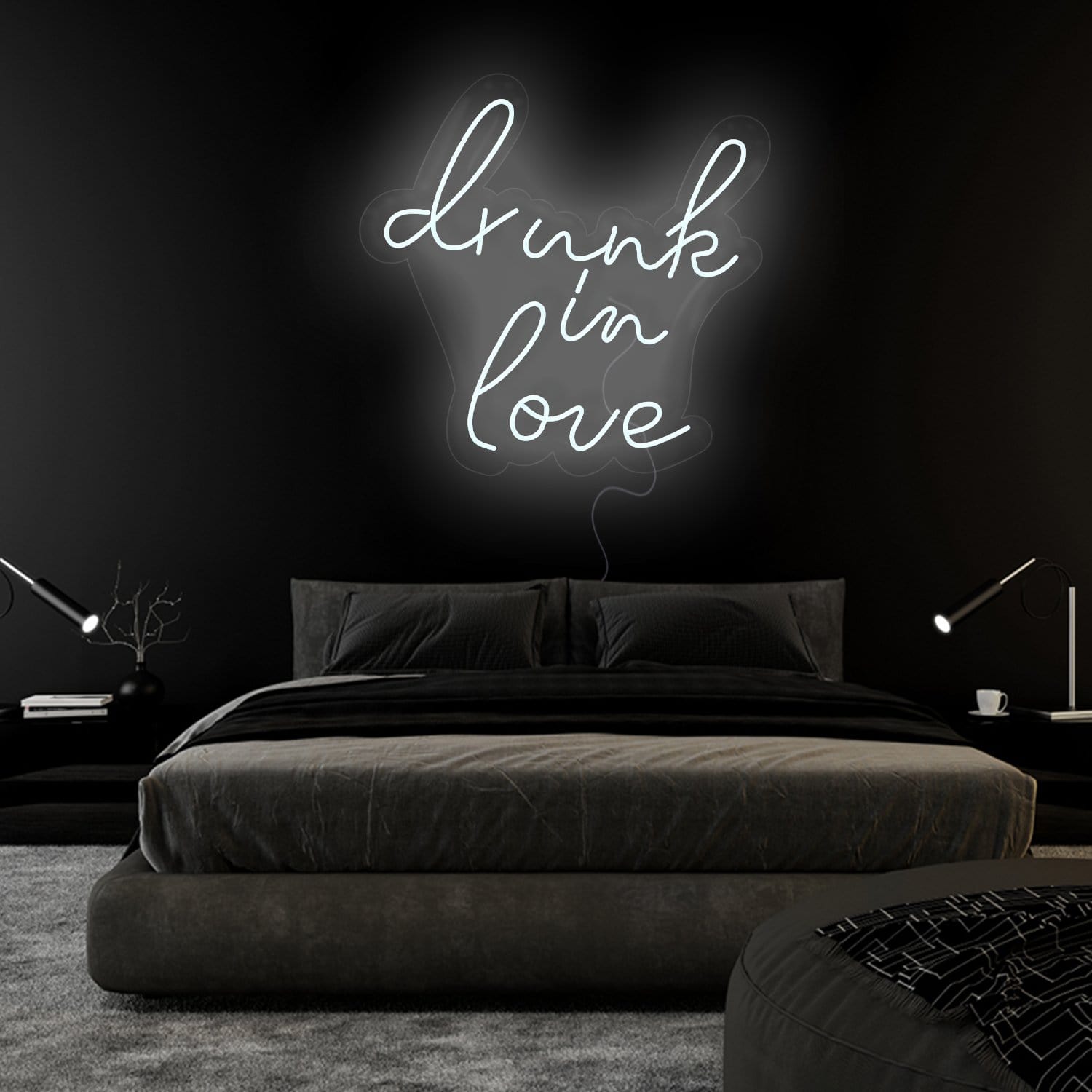 "Drunk in Love " LED Neon Sign Schriftzug - NEONEVERGLOW