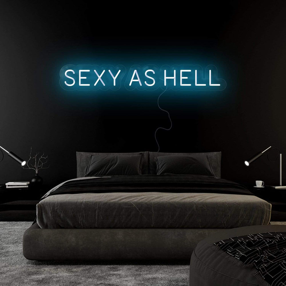 "Sexy As Hell" Neonschild Sign Schriftzug - NEONEVERGLOW