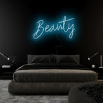 "Beauty" LED Neon Sign Schriftzug - NEONEVERGLOW