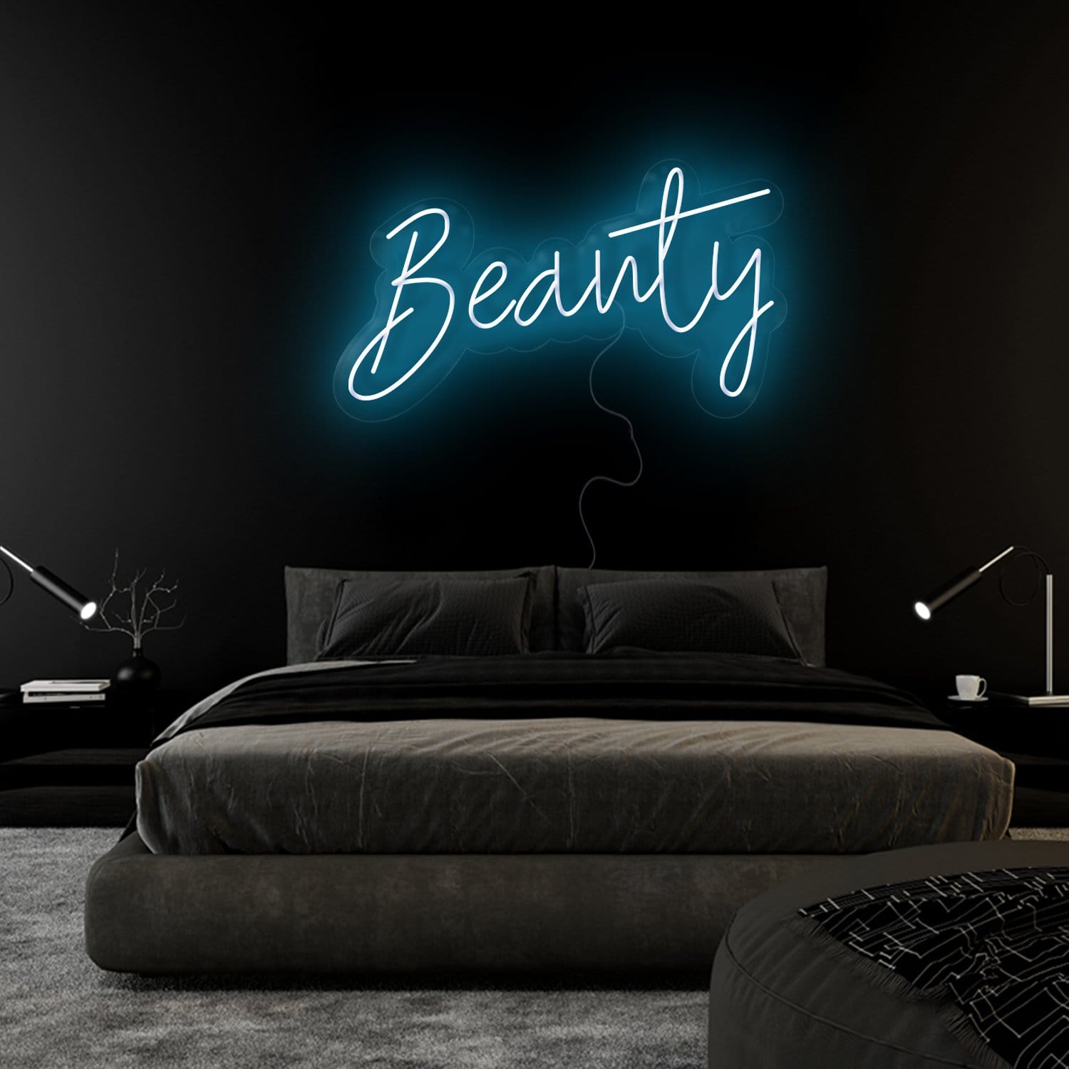 "Beauty" LED Neon Sign Schriftzug - NEONEVERGLOW
