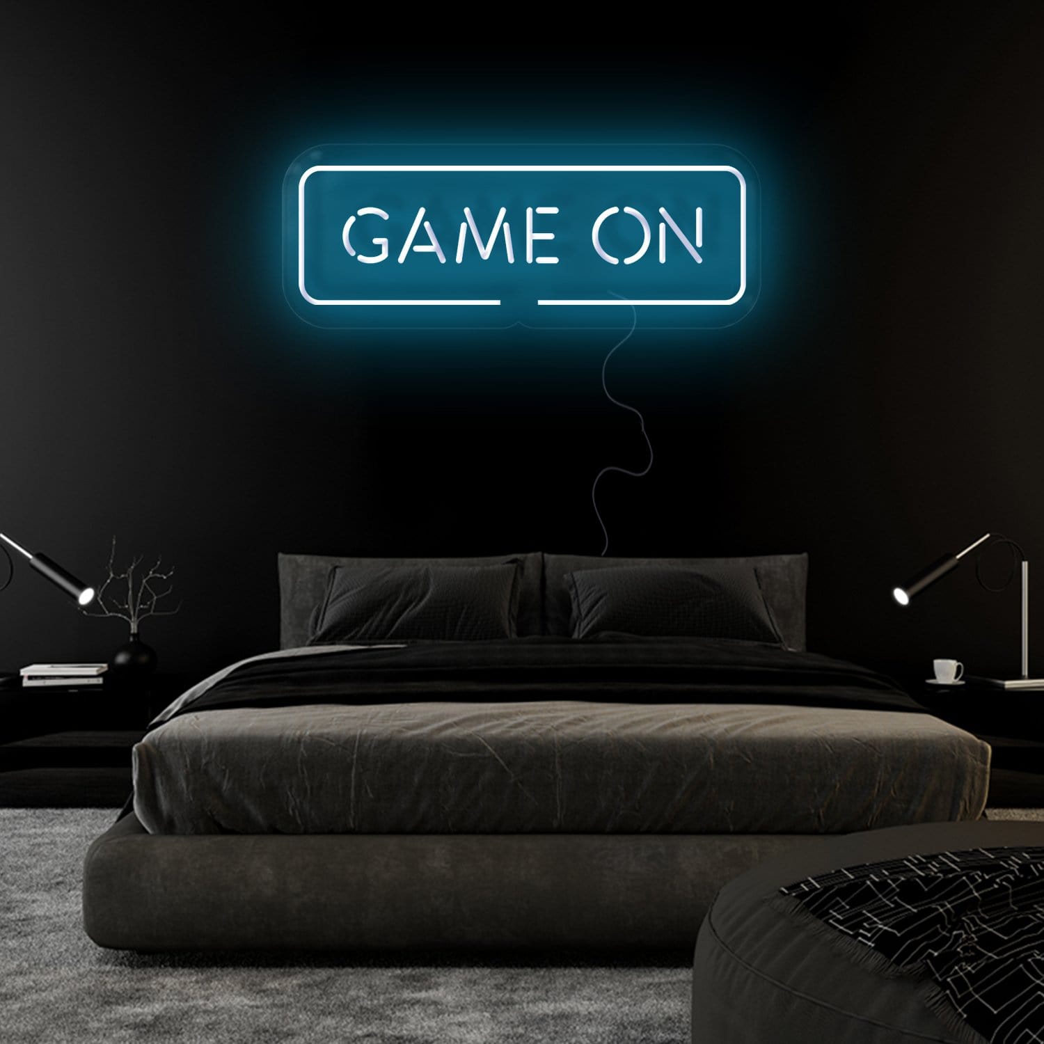 "Game On" LED  Neonschild Sign Schriftzug - NEONEVERGLOW