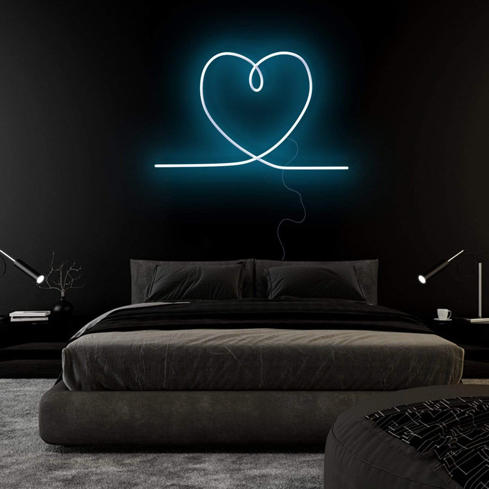 "Herz Heart" Neonschild Sign Schriftzug - NEONEVERGLOW