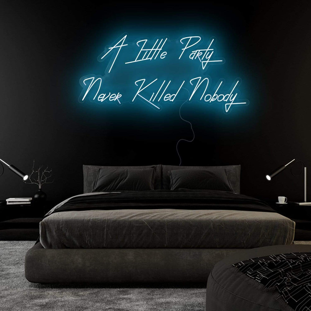 "A Little Party" Neon Sign Schriftzug - NEONEVERGLOW