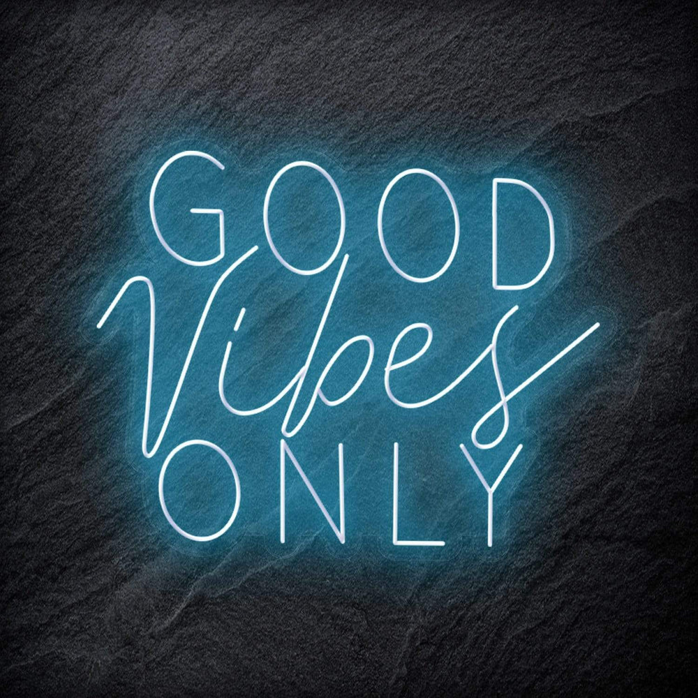 "Good Vibes Only" Neon Schriftzug Sign - NEONEVERGLOW