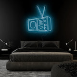 "TV Radio" LED Neonschild Sign - NEONEVERGLOW