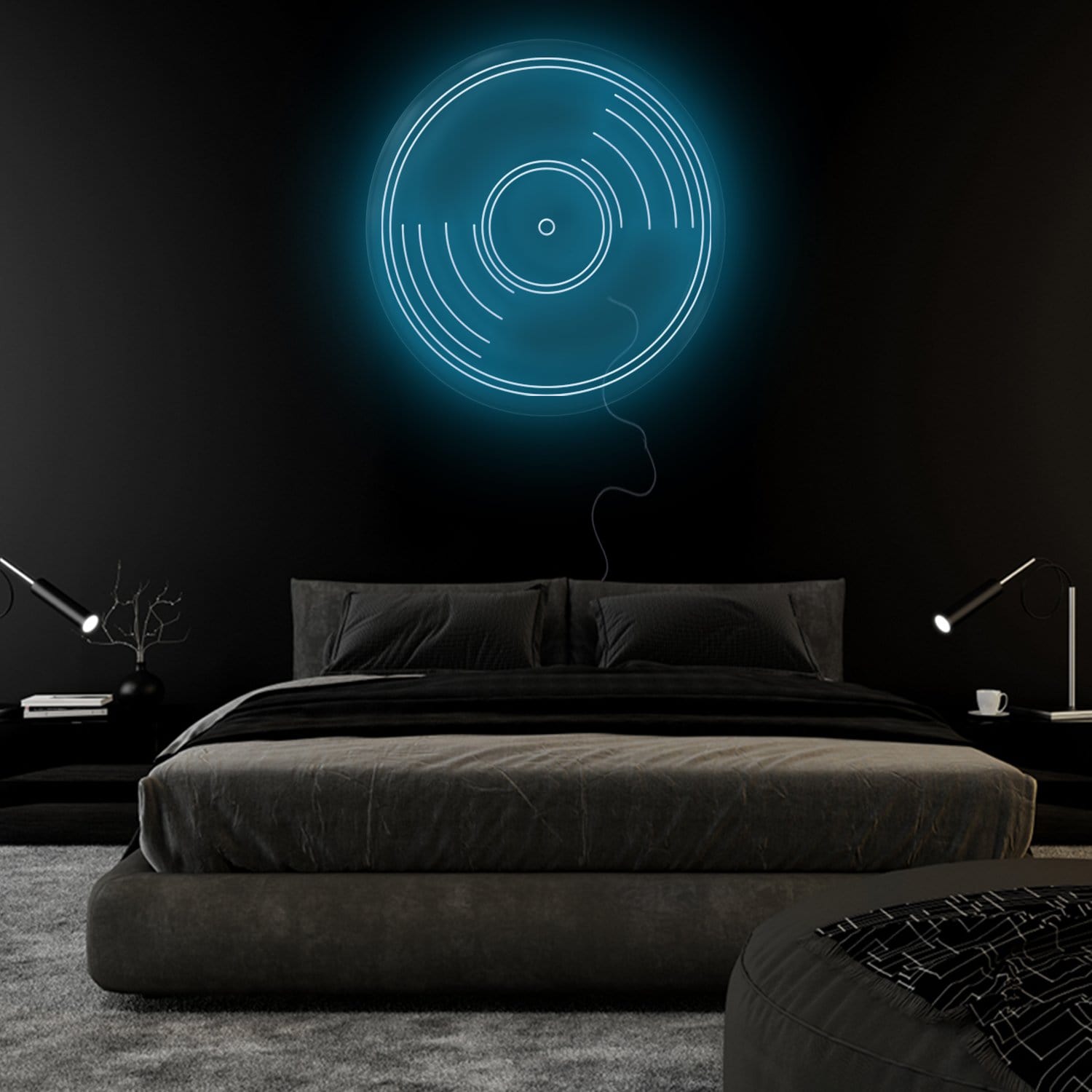 "DVD Musik" LED Neonschild Sign - NEONEVERGLOW