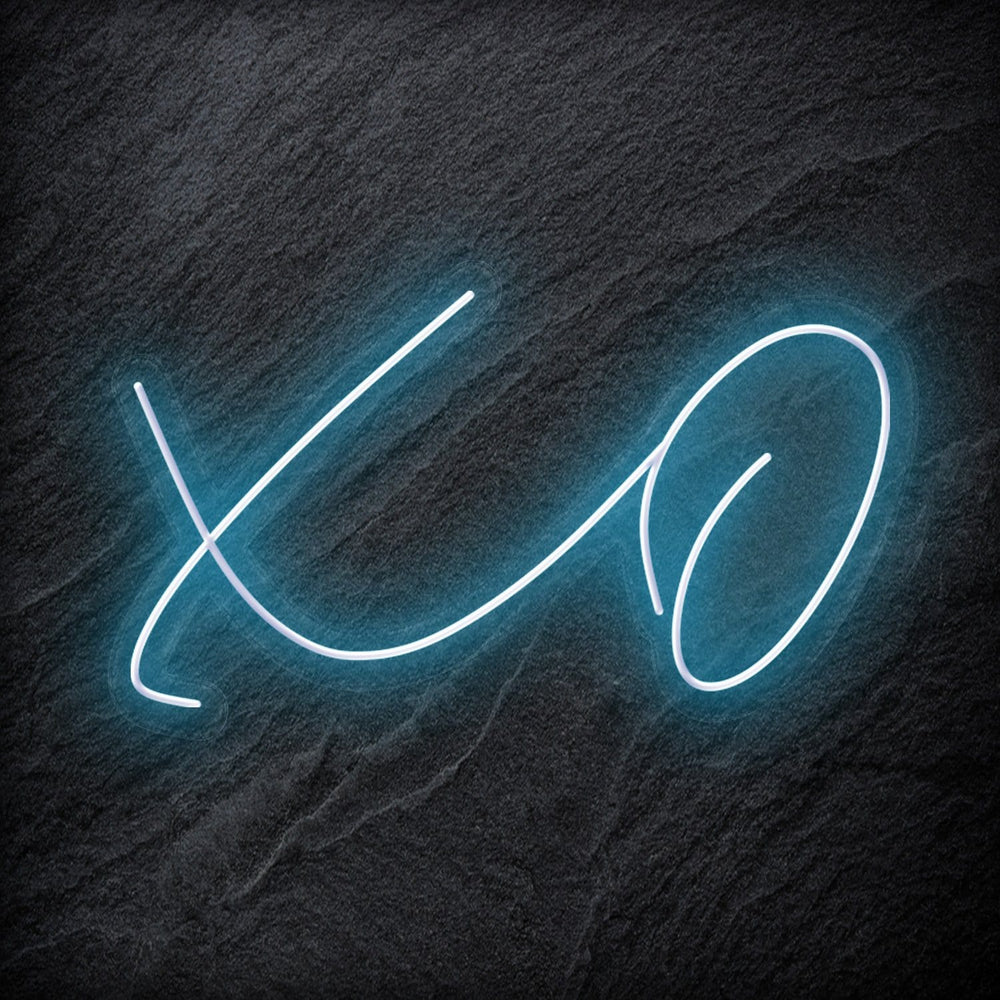 "Xo" Neonschild Sign Schriftzug - NEONEVERGLOW