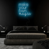 "Make Your Own Magic" LED Neon Sign Schriftzug - NEONEVERGLOW