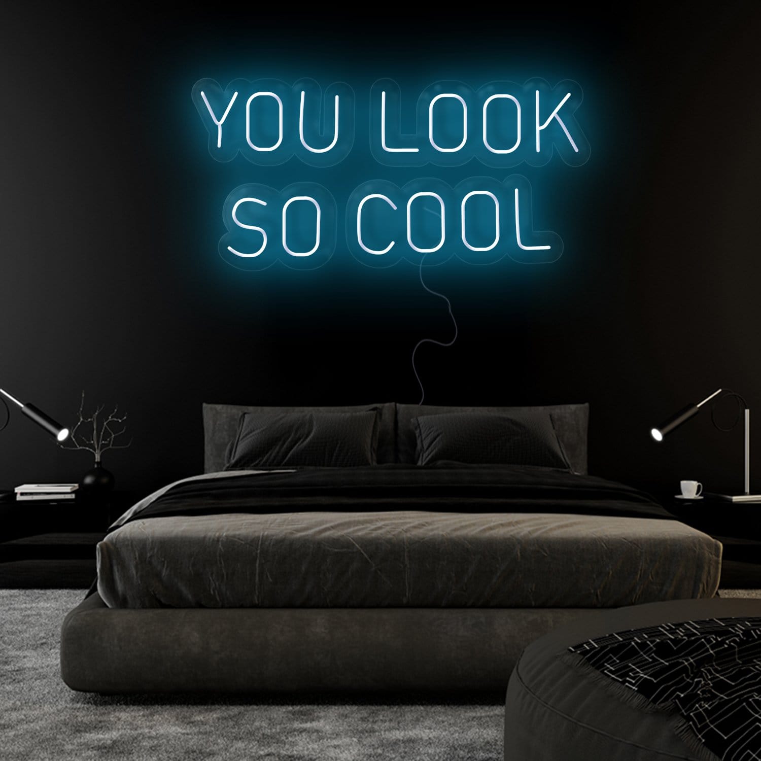 "You Look So Cool" LED Neonschild Sign Schriftzug - NEONEVERGLOW