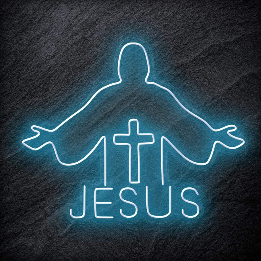 " Jesus " Neonschild Schriftzug Sign - NEONEVERGLOW