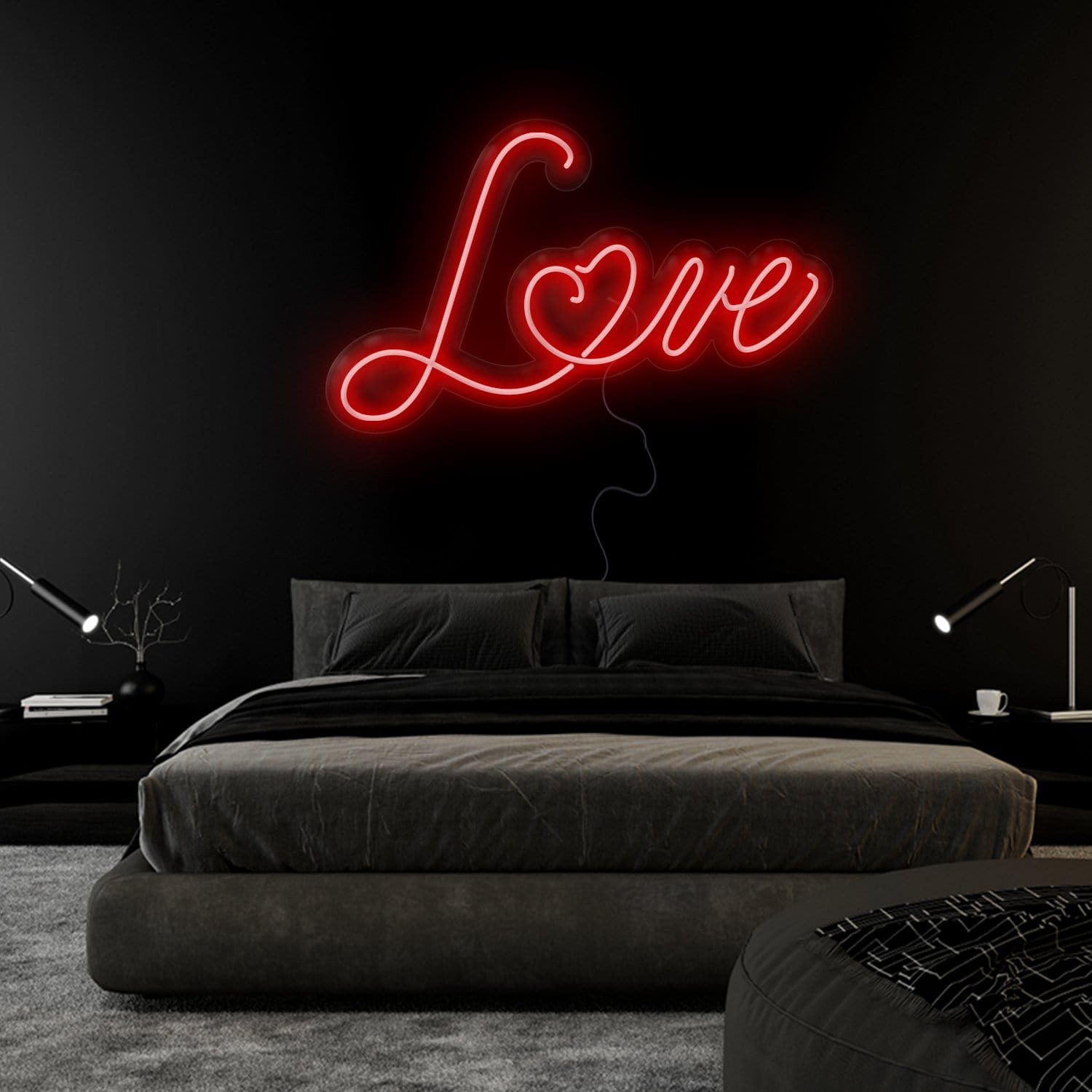 "Love" LED Neonschild Sign Schriftzug - NEONEVERGLOW