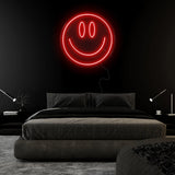 "Smile Lächeln" LED Neonschild Sign Schriftzug - NEONEVERGLOW