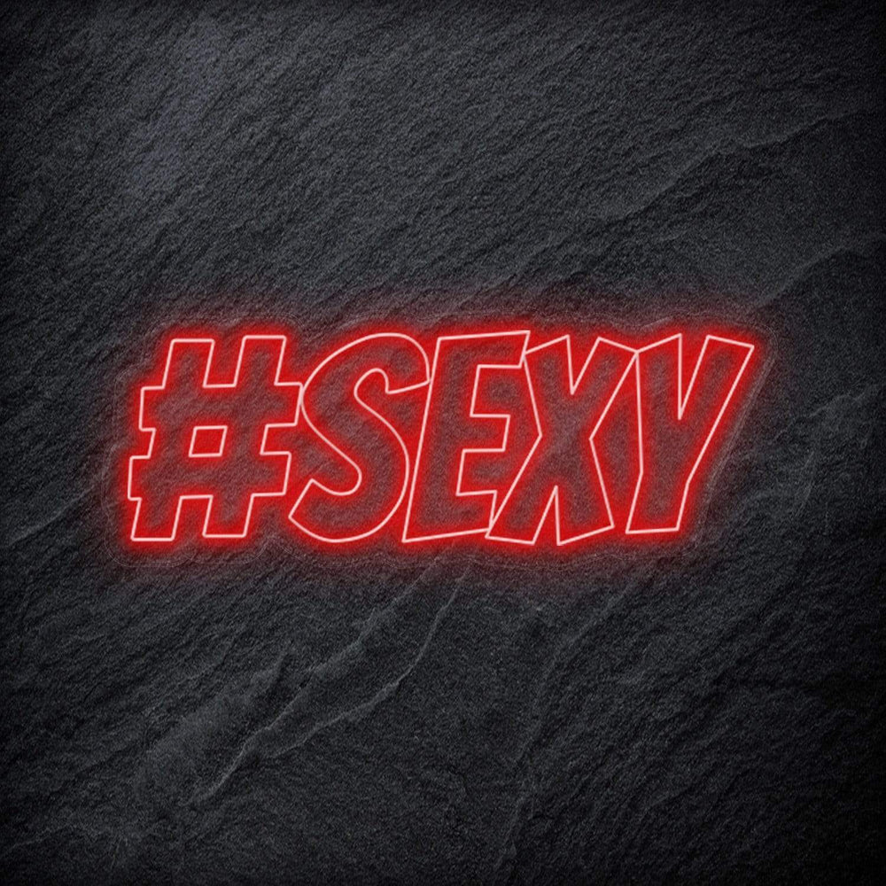 "#sexy" Neonschild - NEONEVERGLOW