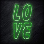 "L O V E " LED Neon Schriftzug - NEONEVERGLOW