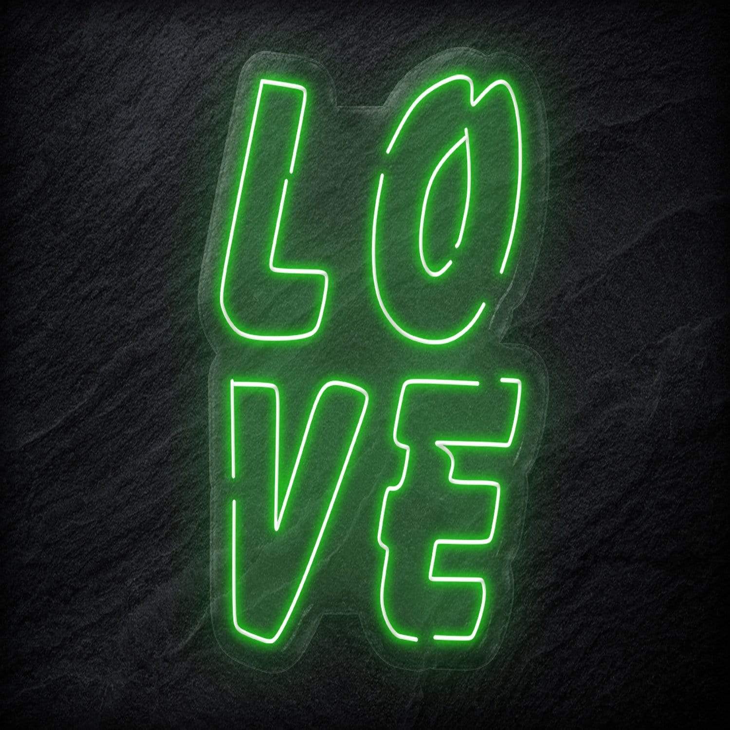 "L O V E " LED Neon Schriftzug - NEONEVERGLOW