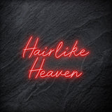 "Hairlike Heaven" LED Neon Schriftzug - NEONEVERGLOW