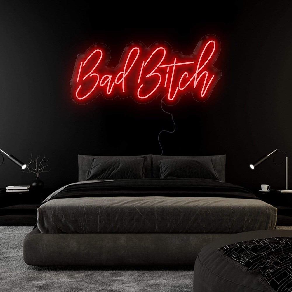 "Bad Bitch" Neonschild Sign Schriftzug - NEONEVERGLOW