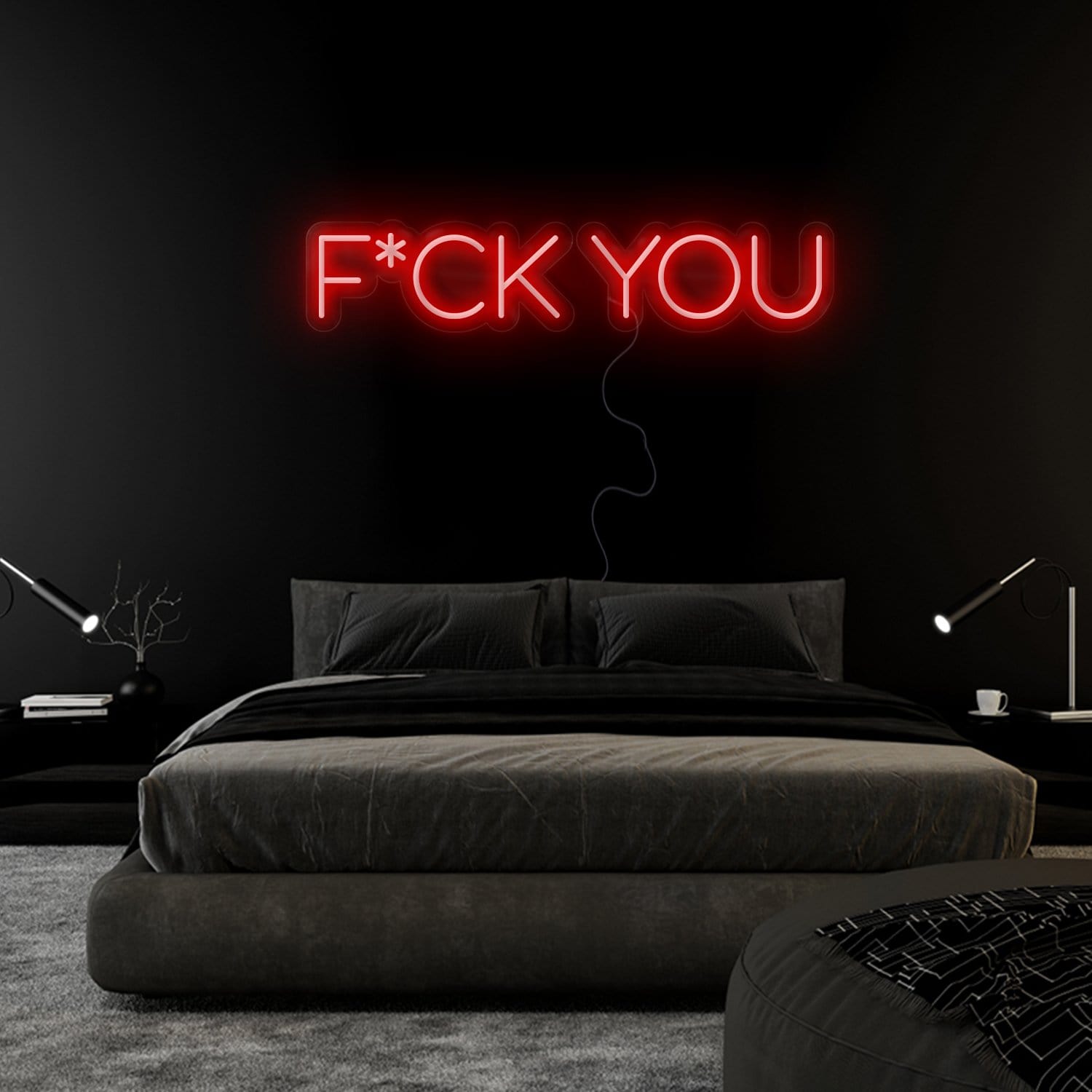 "F*ck You" LED Neonschild Sign Schriftzug - NEONEVERGLOW