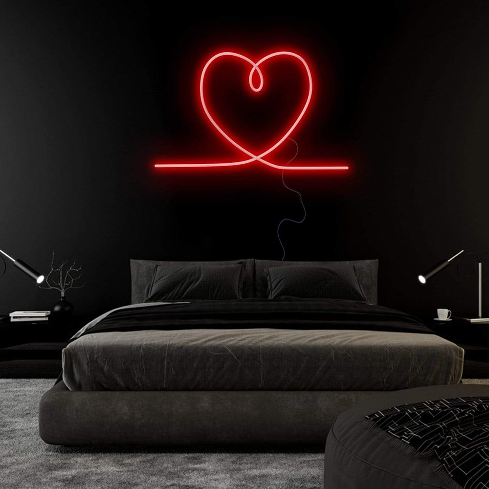 "Herz Heart" Neonschild Sign Schriftzug - NEONEVERGLOW