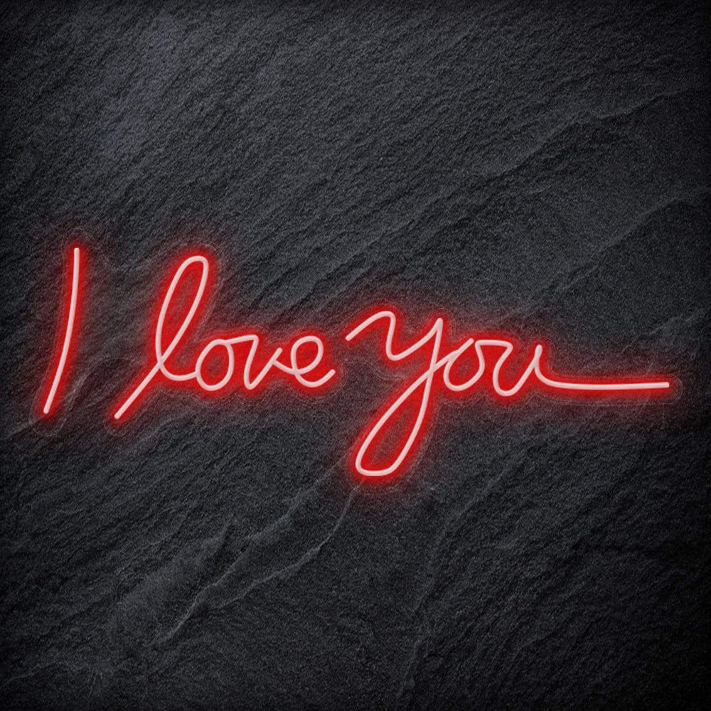 "I Love You" Neon Schriftzug Sign - NEONEVERGLOW