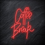 "Coffee Break" LED Neon Schriftzug - NEONEVERGLOW
