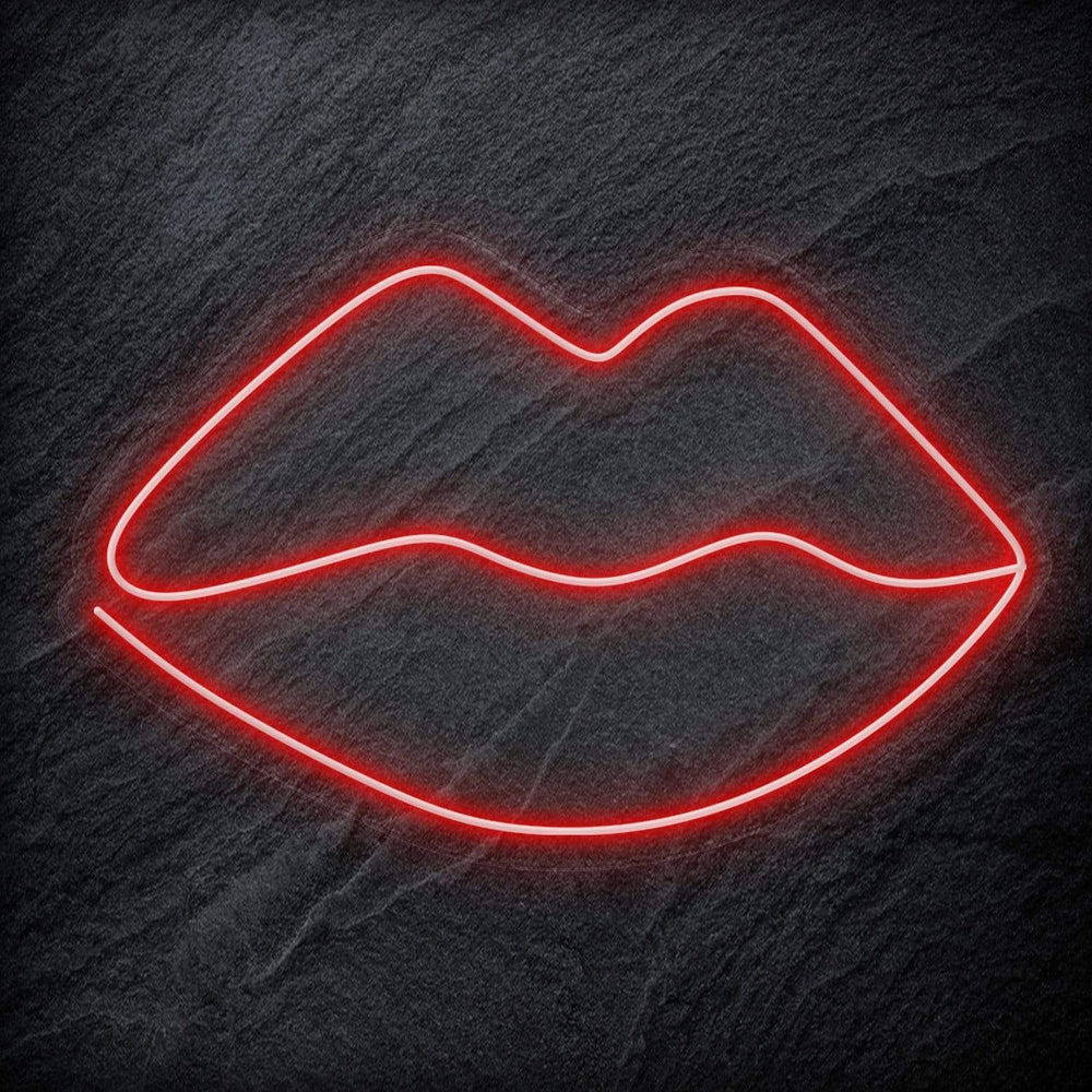 "Lippen" Neonschild Sign - NEONEVERGLOW