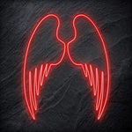 "Flügel" LED Neonschild Sign Schriftzug - NEONEVERGLOW