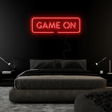 "Game On" LED  Neonschild Sign Schriftzug - NEONEVERGLOW