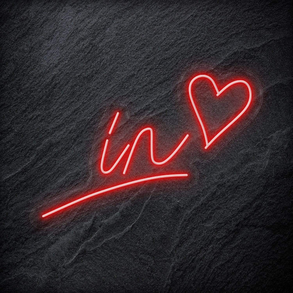 " In Love" Neonschild - NEONEVERGLOW