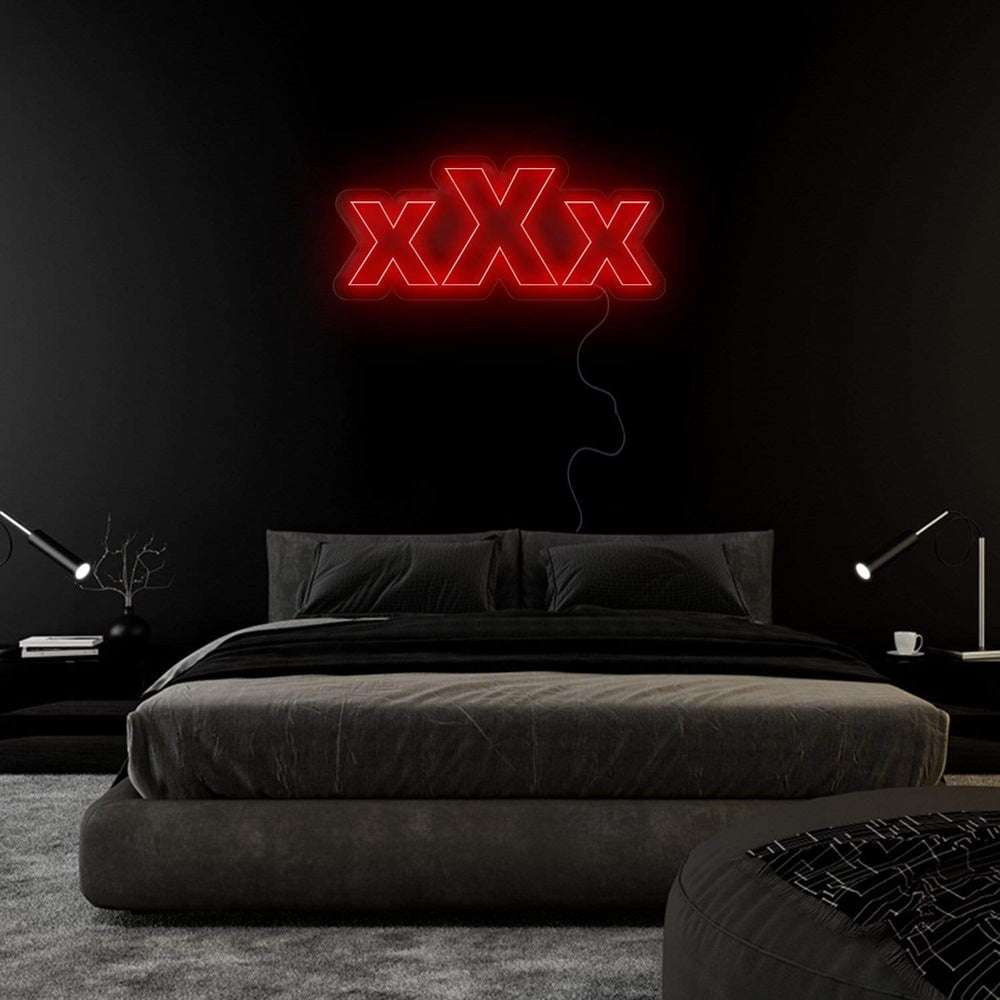 "xXx" Neonschild Sign Schriftzug - NEONEVERGLOW