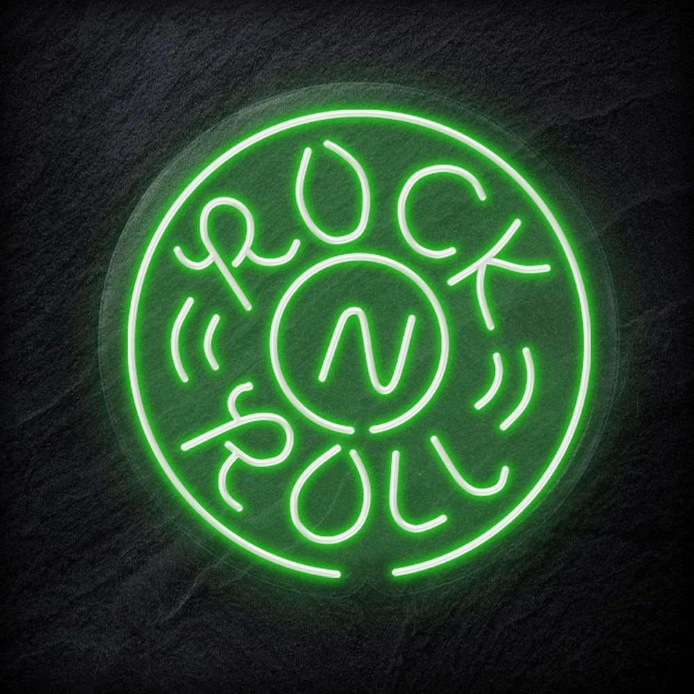 "Rockn Roll Musik" Neon Schild - NEONEVERGLOW